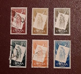 Sellos España 1956 Pro Infancia Húngara