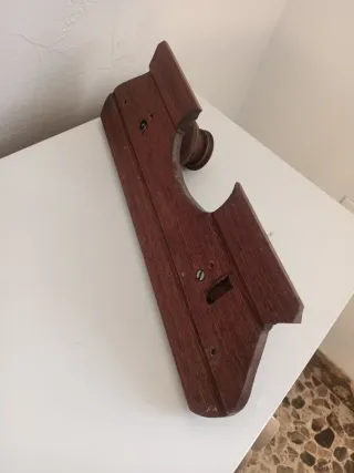 Perchero de madera para pared