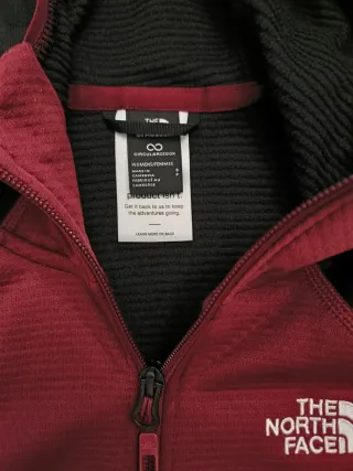 Felpa The North Face Nera/Rossa Taglia S