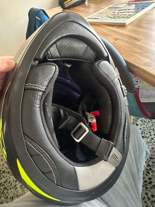 Casco LS2 Breaker Gris y Amarillo. 3 usos.