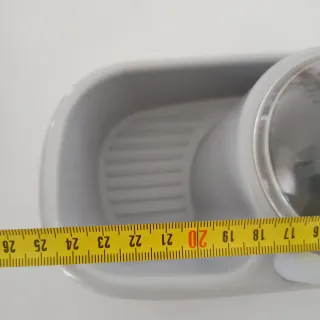 Suporte Esfregão Loiça com Doseador Cinza