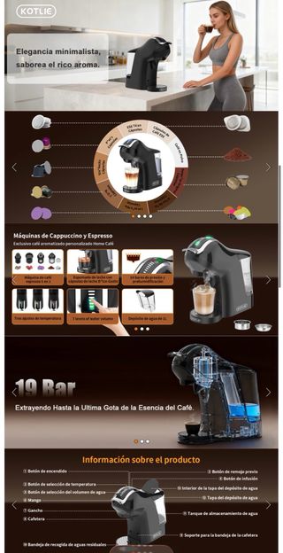 NUEVO! Cafetera Cápsulas 5 en 1