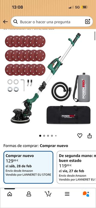 Lijadora de jirafa profesional Posenpro