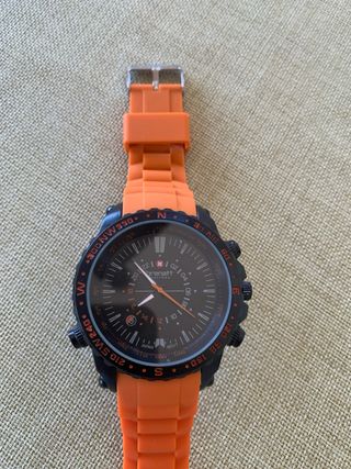 Reloj Brenatt Naranja y Negro