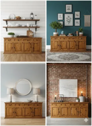 Aparador Mexicano Macizo Madera