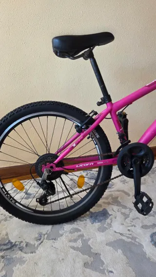 Bicicleta Montaña Licorne 24 Rosa