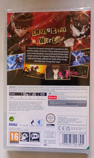 Persona 5 Royal Switch Precintado UK