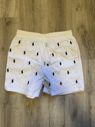 Bañador Polo Ralph Lauren Blanco Estampado