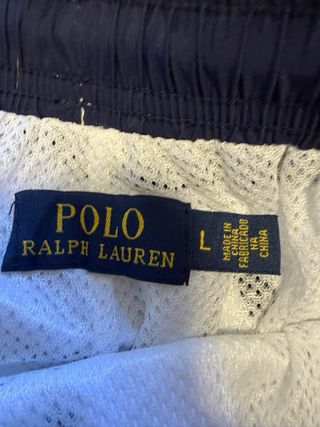 Bañador Polo Ralph Lauren Blanco Estampado