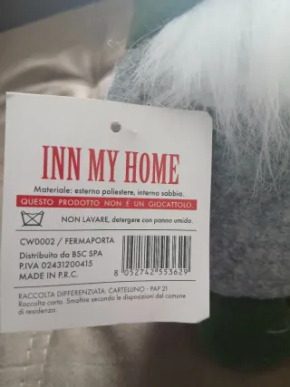 Gnomo ferma porta Inn my Home nuovo