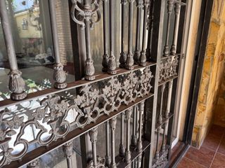 Reja hierro corredera