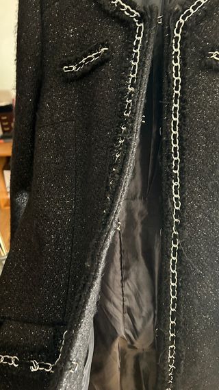 Cappottino lurex con gancetti