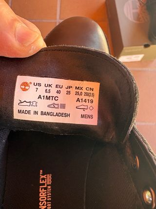 Zapatos Timberland caballero talla 40 nyevos !!