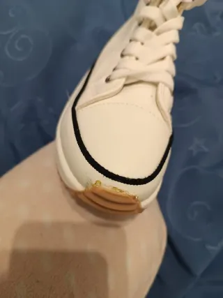 Zapatillas altas blancas