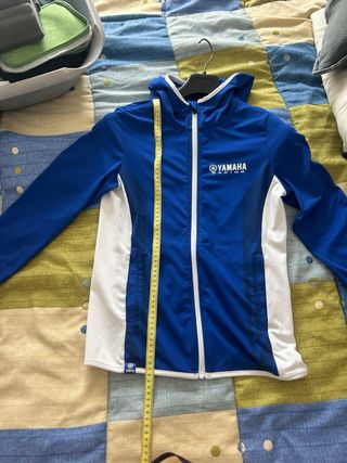 Sudadera Yamaha Racing Oficial Azul y Blanca