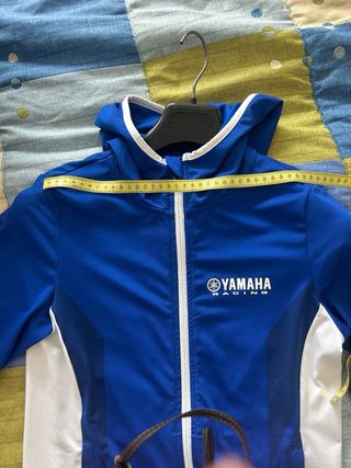 Sudadera Yamaha Racing Oficial Azul y Blanca