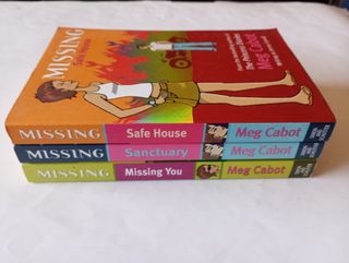 3 libros: Missing You, Sanctuary y Safe House