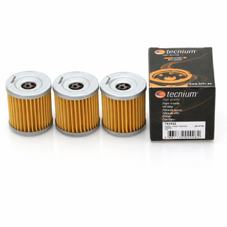 Filtro de Aceite Tecnium Suzuki LTZ400 (3 Unidades