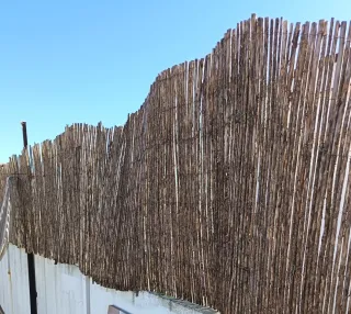 Unos 18 metros de cañizo