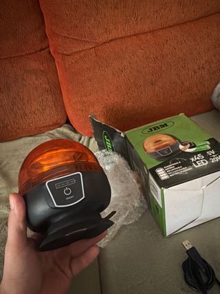 Girofaro LED Recargable JBM Magnético