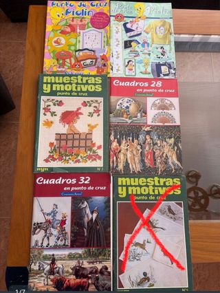 Lote revistas punto de cruz