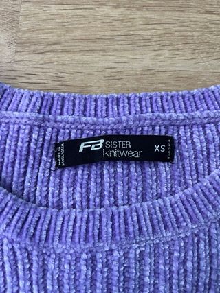 Jersey morado de punto