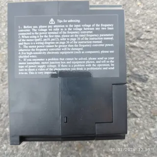 Variador de frecuencia VEVOR 220V 1.5kW