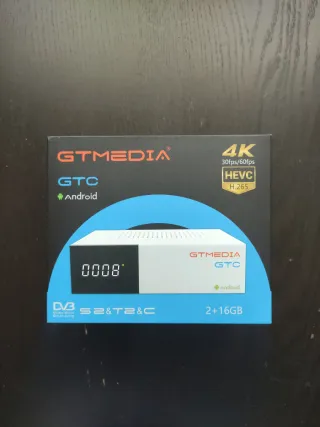 TDT GTMEDIA GTC + TV BOX SCISHION V88