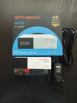 TDT GTMEDIA GTC + TV BOX SCISHION V88