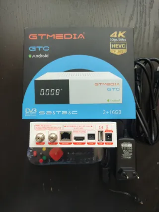 TDT GTMEDIA GTC + TV BOX SCISHION V88