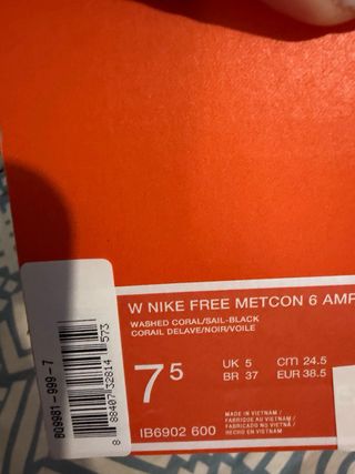 Nike Free Metcon 6 Scarpe CrossFit