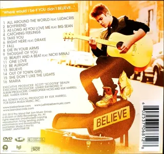CD+DVD Justin Bieber - Believe (2012)