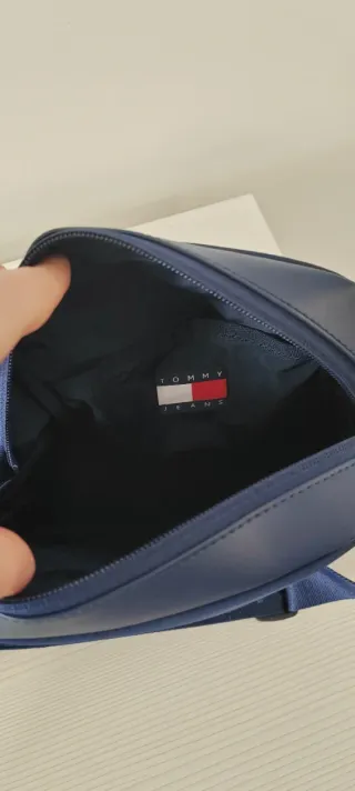 Bandolera Tommy Hilfiger Azul Nueva