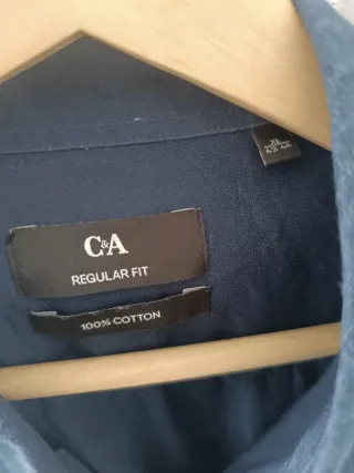 Camisa C&A azul marino