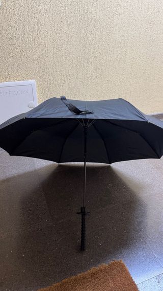 Paraguas Kikkerland Katana Negro Nuevo