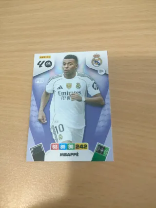Cromo Mbappé Real Madrid Oficial Panini