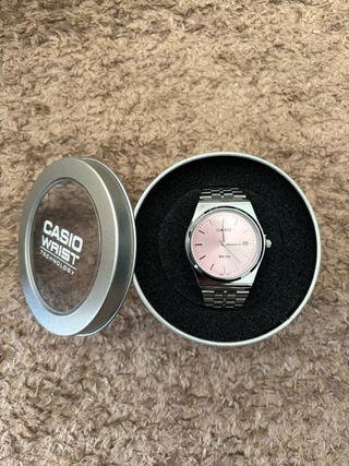 Reloj Casio Esfera Rosa WR 50M