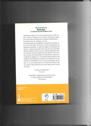 Manhattan la historia secreta de Nueva York