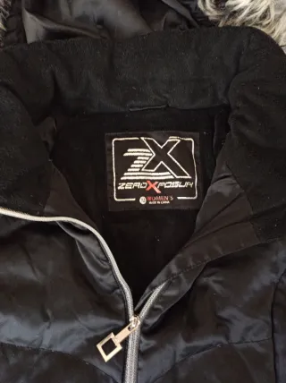 Abrigo Zeroxposur Negro Mujer