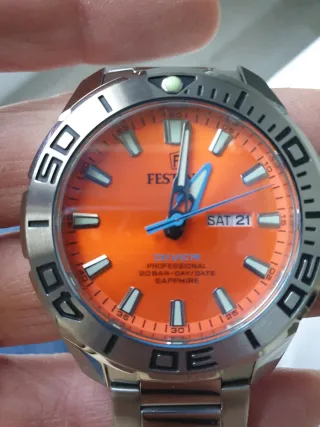 Reloj Festina Diver Profesional Naranja
