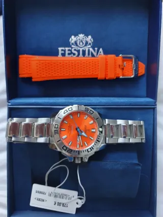 Reloj Festina Diver Profesional Naranja