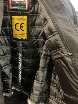 Chaqueta de Moto QUARTER MILE Negra