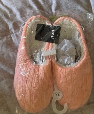 Zapatillas de estar por casa rosas talla 38