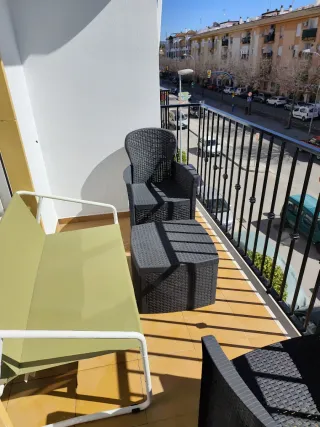 Conjunto terraza: 2 sillas y mesa