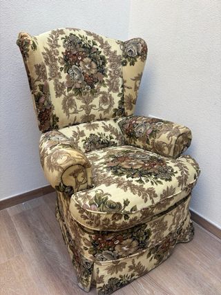 Butaca vintage floral muy nueva