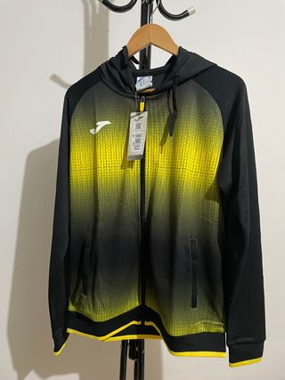 Sudadera Joma Tiger V Negro Amarillo Talla S