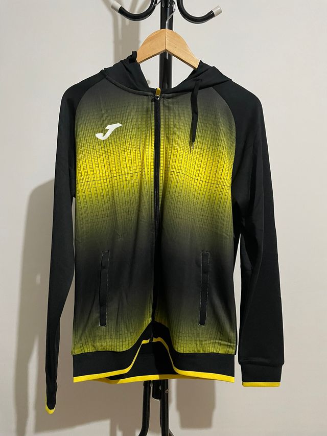 Sudadera Joma Tiger V Negro Amarillo Talla S