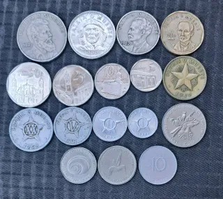 Lote de monedas de Cuba