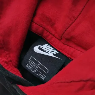 Nike Air Hoodie Sudadera Capucha Color Block Azul