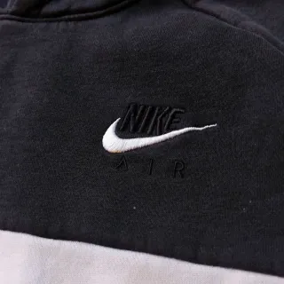 Nike Air Hoodie Sudadera Capucha Color Block Azul